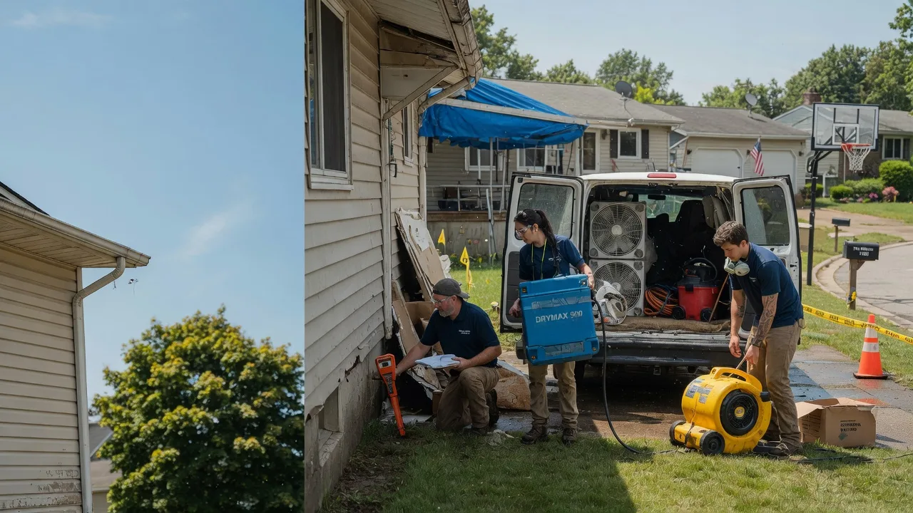 Ceiling Leak Cleanup in Lomira, WI near me